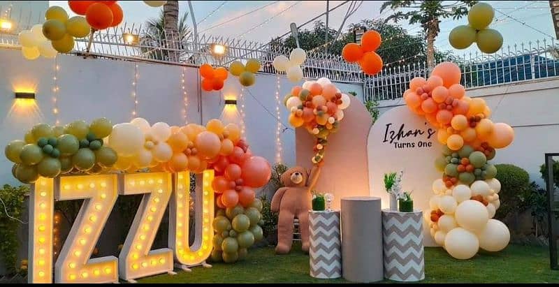 Birthday/ IFTAR AQIQAH Roza / Anniversary Ballon decore Event Planner 8