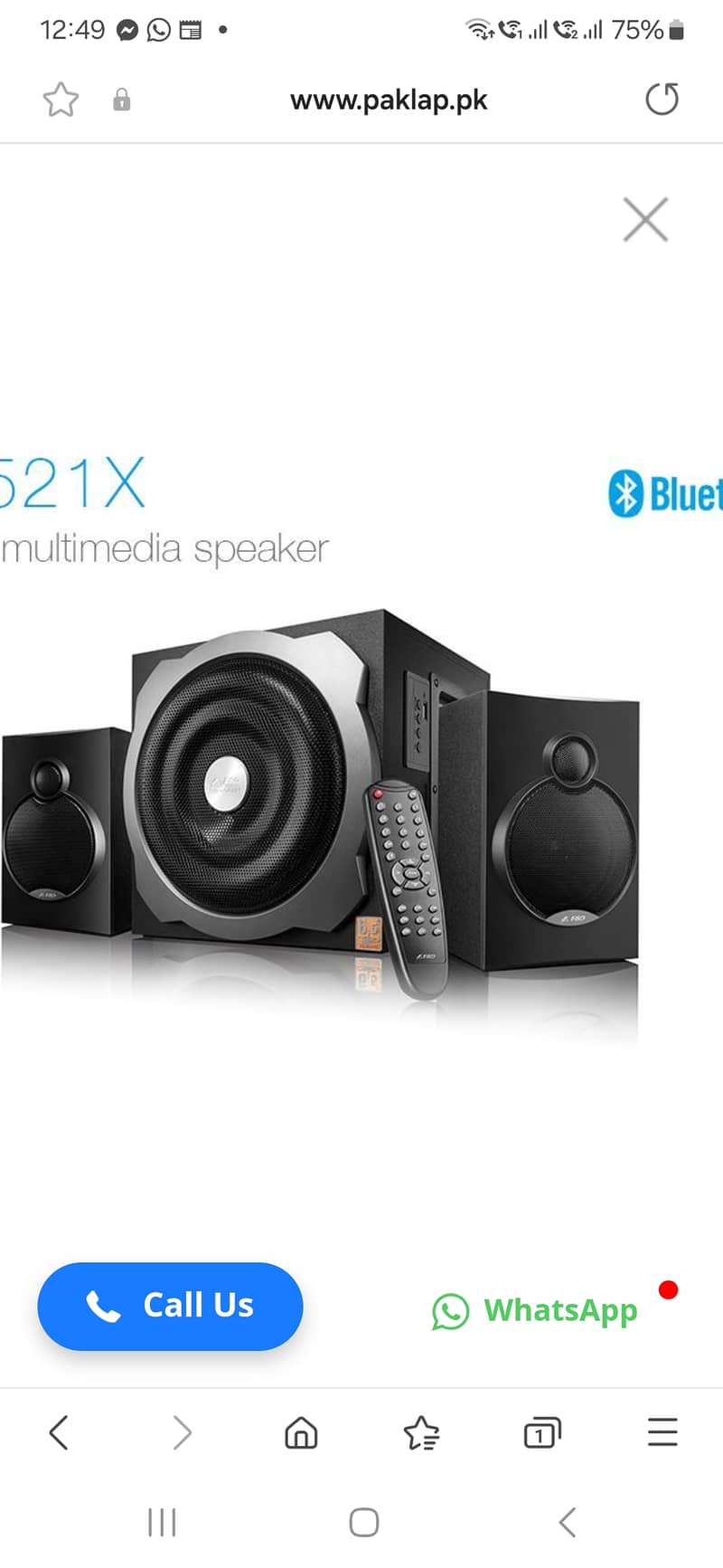 F&d speakers 521 0