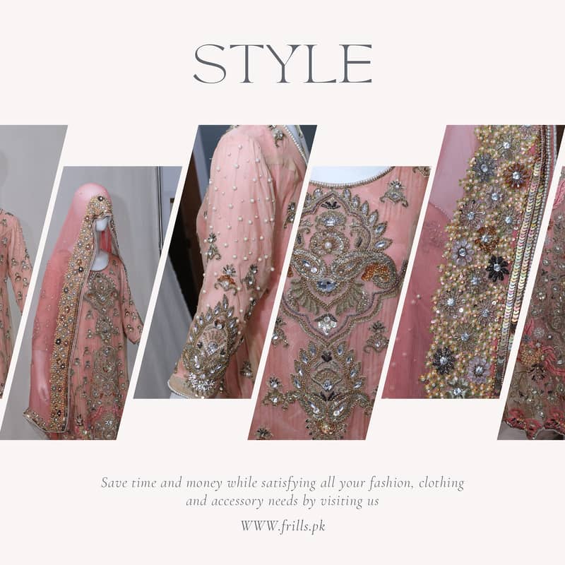 Gharara Dress/Bridal Dress Maker/wedding dress maker/Walima Dress 3