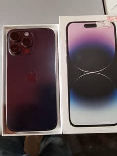 iPhone 14promx phizecal dual sim hk deep purple non pta