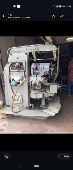 MILLING MACHINE  (Horizontal + vertical)