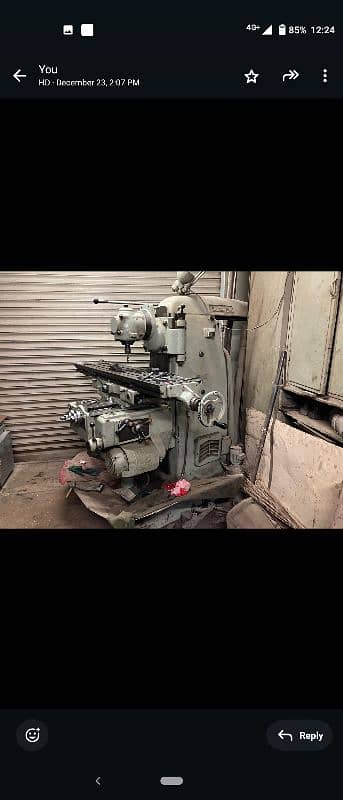 MILLING MACHINE  (Horizontal + vertical) 1