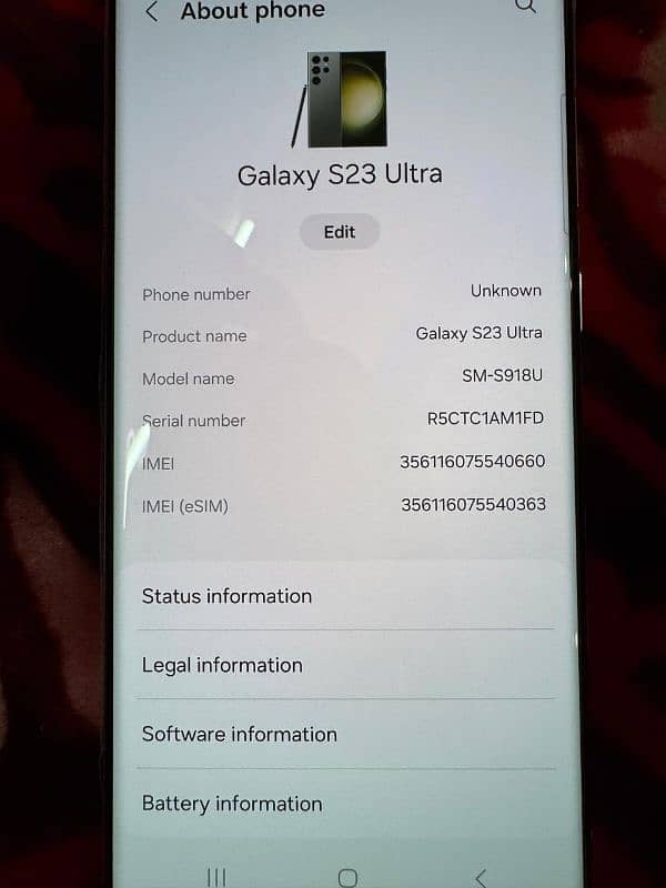 S23 ultra. 512 GB. white color 11