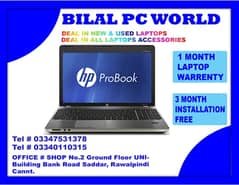 Hp ProBook 4540 Core i5 3rd Gen !! With Free Bag Offer