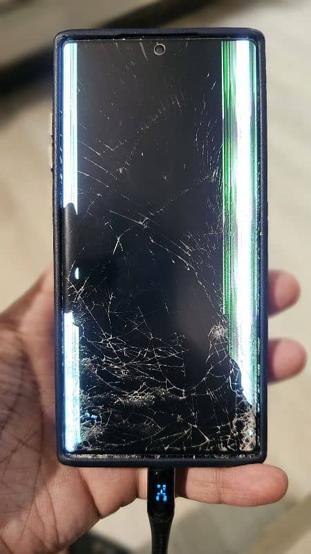 Note 10 plus screen damage 12Gb 256 gb 1