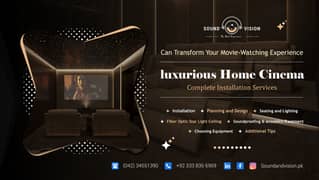 Luxurious Home Cinema Complete Installation Services