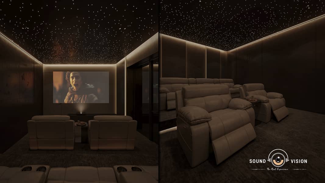 Luxurious Home Cinema Complete Installation Services 1