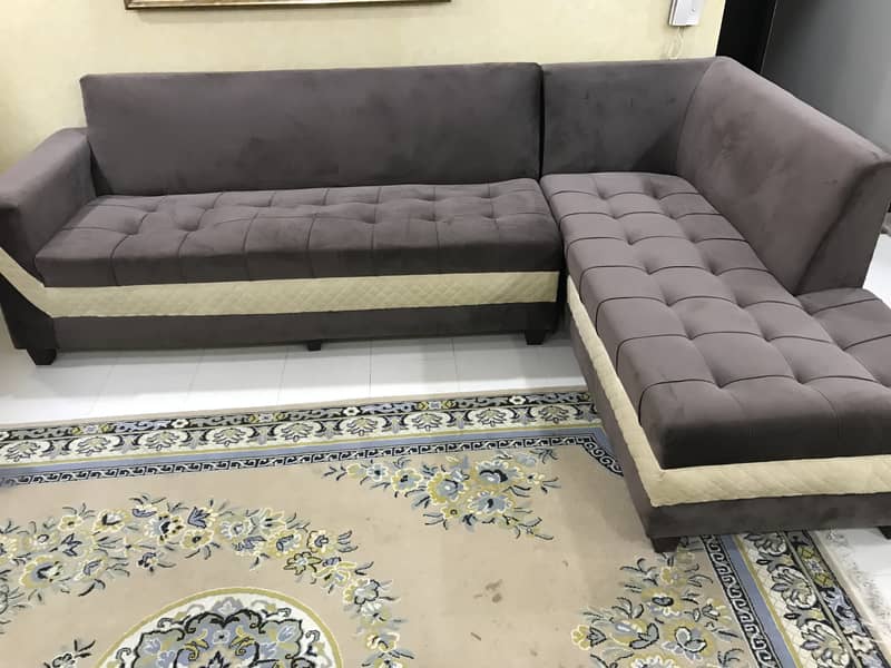 L-Shaped 7-Seater Sofa in Brand New Condition - Best Price 1