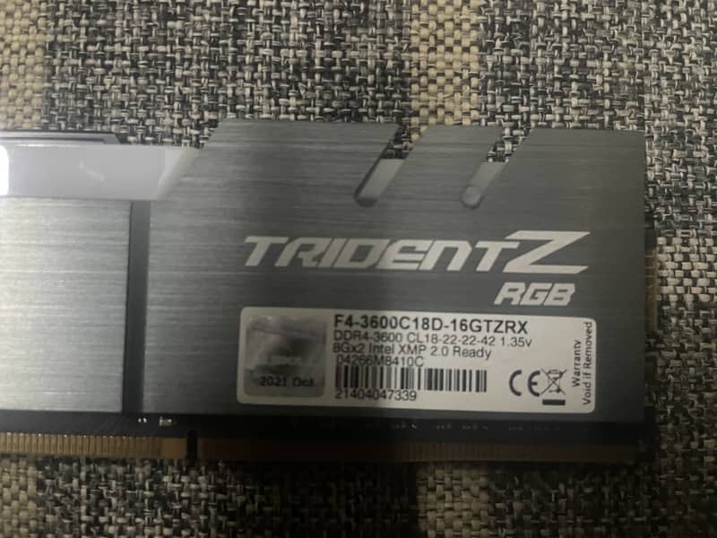 Memory - G. KILL Trident Z RGB 2