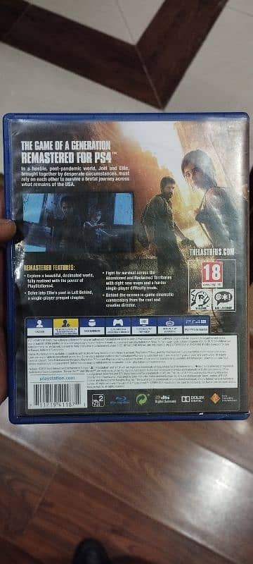 The last of us remastered PS4 1