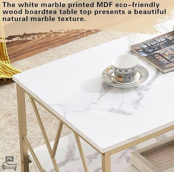 Unique And Elegant Marble Iron Table 2