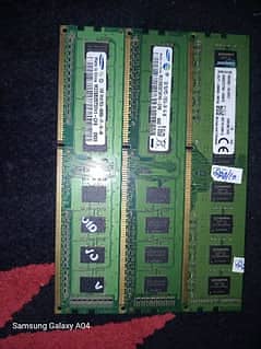 urgent sale. . 3 pieces of 2gb ddr3 ram desktop 1