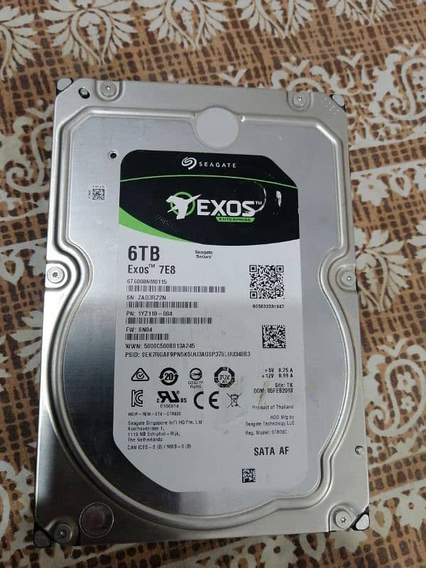 6tb hard disk drive seagate 0