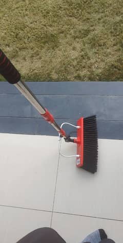 Solar Panel Cleaning Brush with 12ft Stainless Steel Pole For Sale