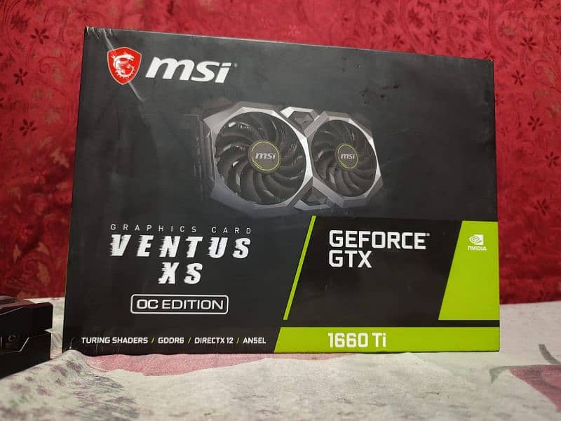 GTX 1660ti sealed with box 0