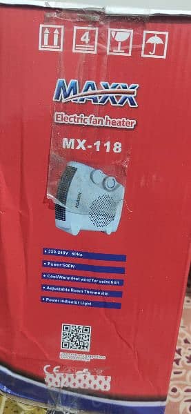 FaN Blour heater 500 watt 1