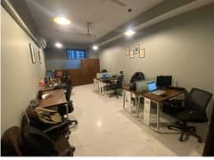 Fully Furnished Area 470 square Feet Brand New Corporation Office Available For Rent in Gulberg 3 Lahore