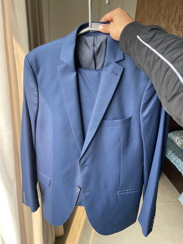 PERU 2 PIECE SUIT(Navy Blue) 5