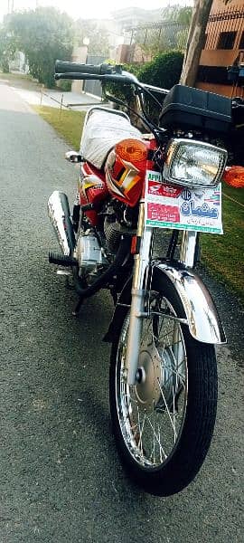 honda cg125 unregistered 2025 (used 700km)  (0333-411-44-00) 6