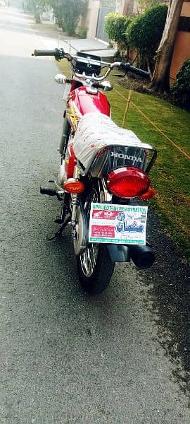 honda cg125 unregistered 2025 (used 700km)  (0333-411-44-00) 8