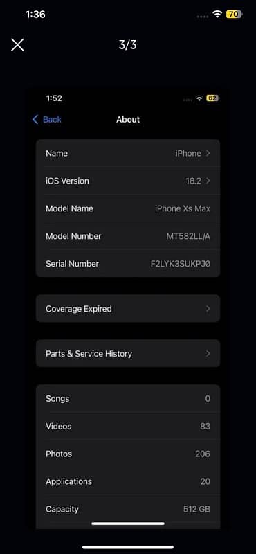 iPhone XS Max 512GB nonpta 1