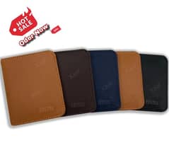 Synthetic Leather wallet for men and women