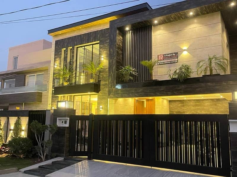 1 Kanal Brand New Luxury Modern Design House Available For Sale In Valencia Town Top Location 0