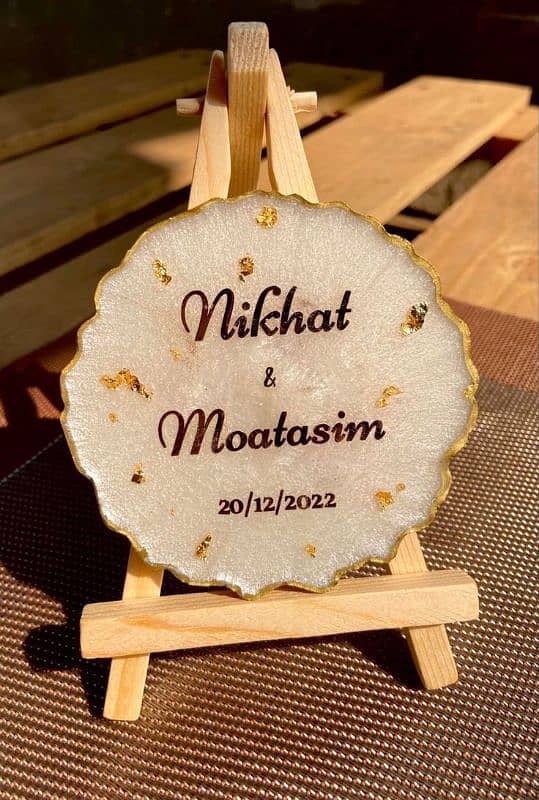 Celebrate Your Little One with a Customized Resin Birth Plaque! 14