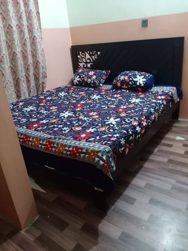 Double bed for sale with mattress 0