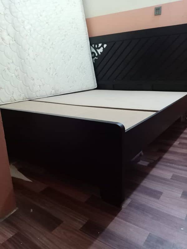 Double bed for sale with mattress 2