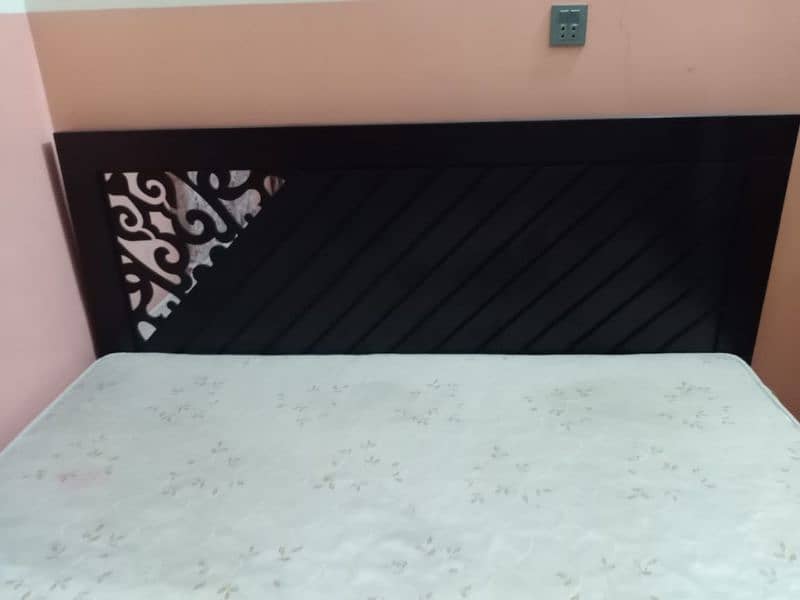 Double bed for sale with mattress 3