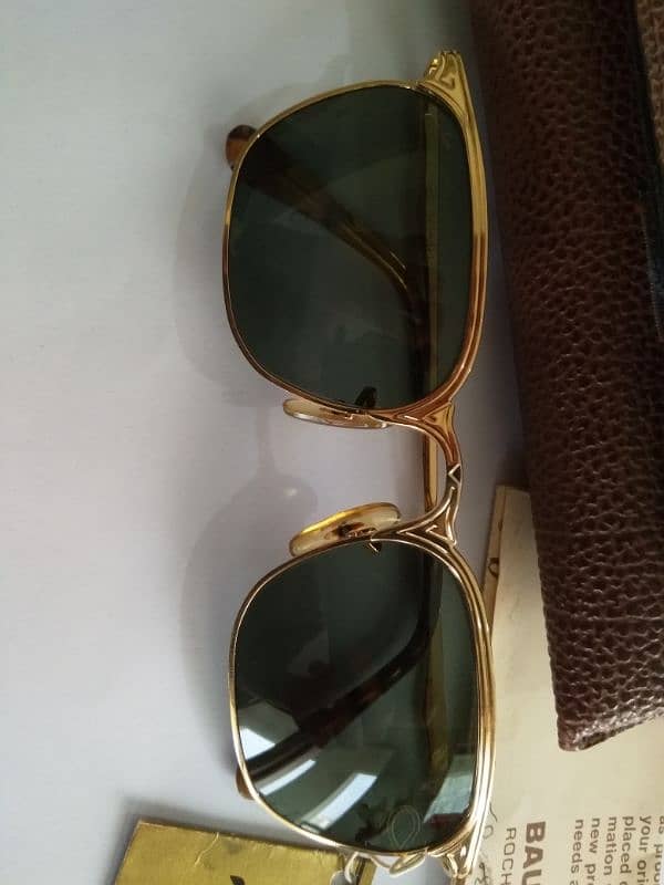 Rayban B&L USA Signet II Deluxe Gold Vintage 1