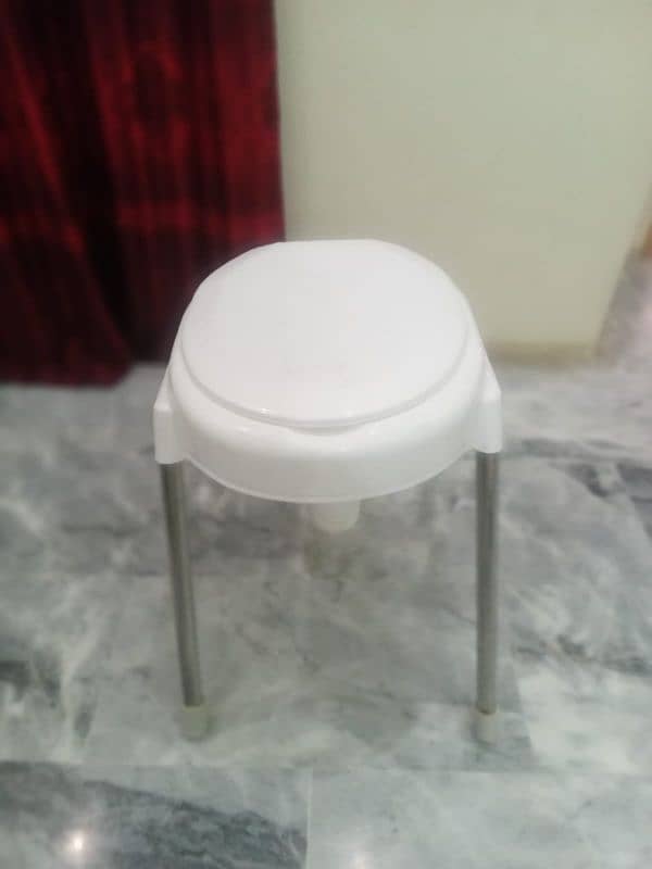 Portable commode chair stool 1