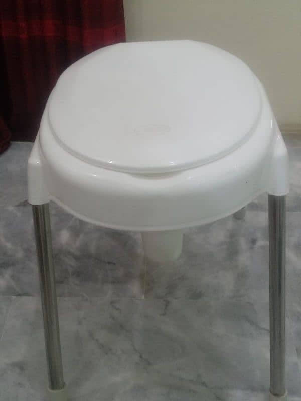 Portable commode chair stool 2