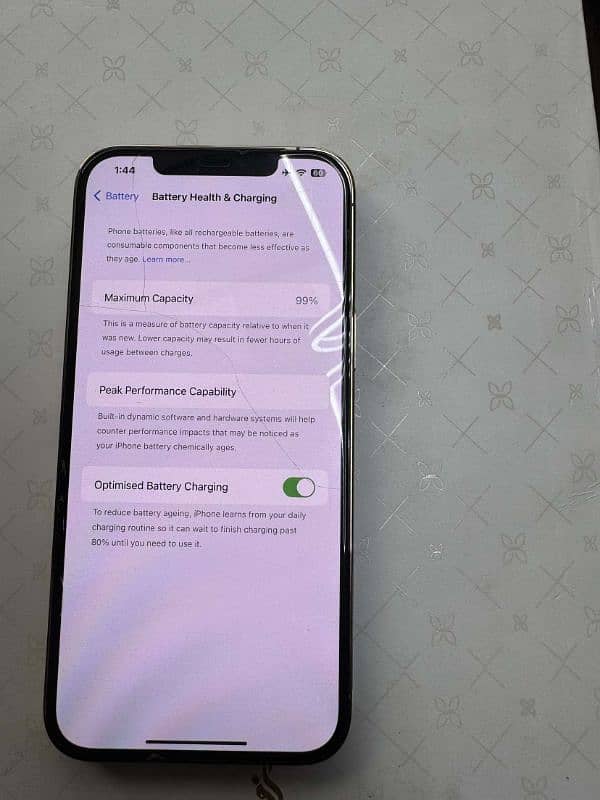 iphone 12 pro max jv with box 99% health 256gb 8