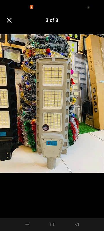 Solar led street light 400w 8500 RS stock avble 2