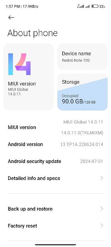 Redmi Note 10s 08/128Gb 0