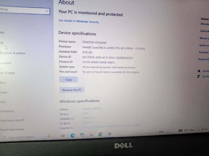 Dell Core i5 4th Gen 5