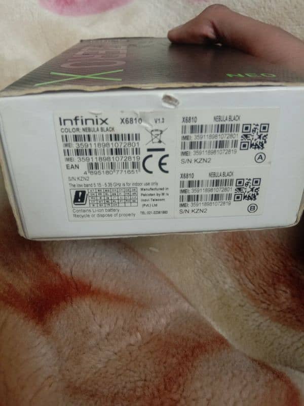 INFINIX ZERO X NEO BOX AVAILABLE 1