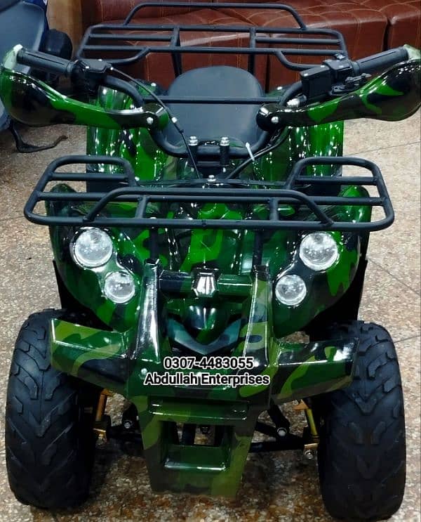 107cc 8 lights model atv quad bike 4 wheel for sale delivery all Pak 0