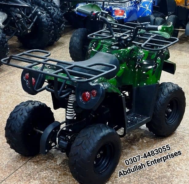 107cc 8 lights model atv quad bike 4 wheel for sale delivery all Pak 8