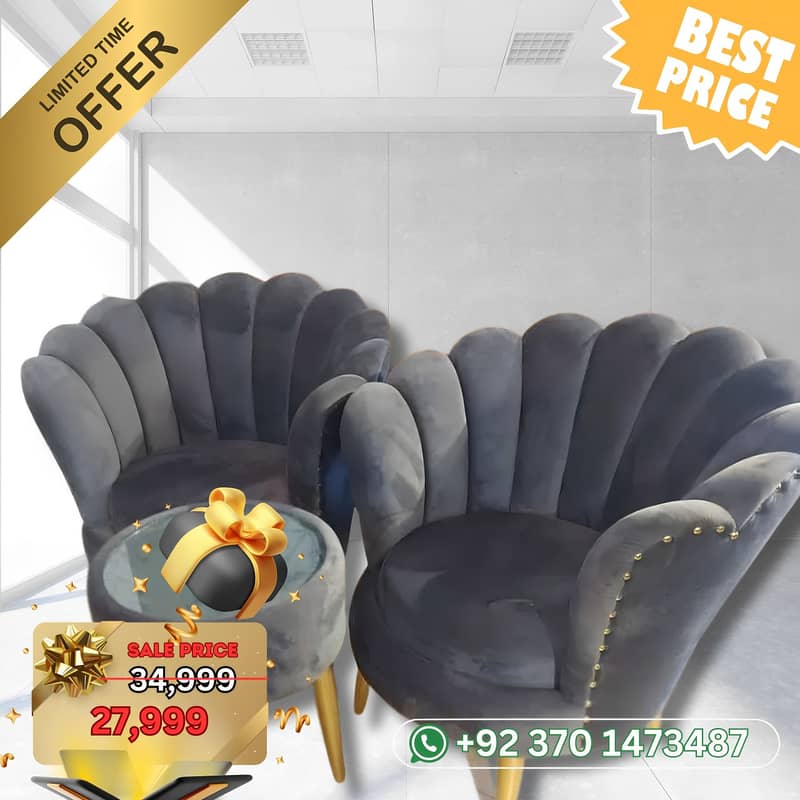 Bedroom chairs/ sofa chairs / coffee chairs / luxury chairs / chairs 1