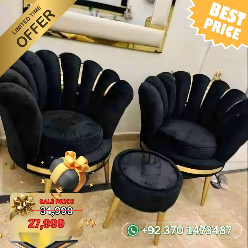 Bedroom chairs/ sofa chairs / coffee chairs / luxury chairs / chairs 4