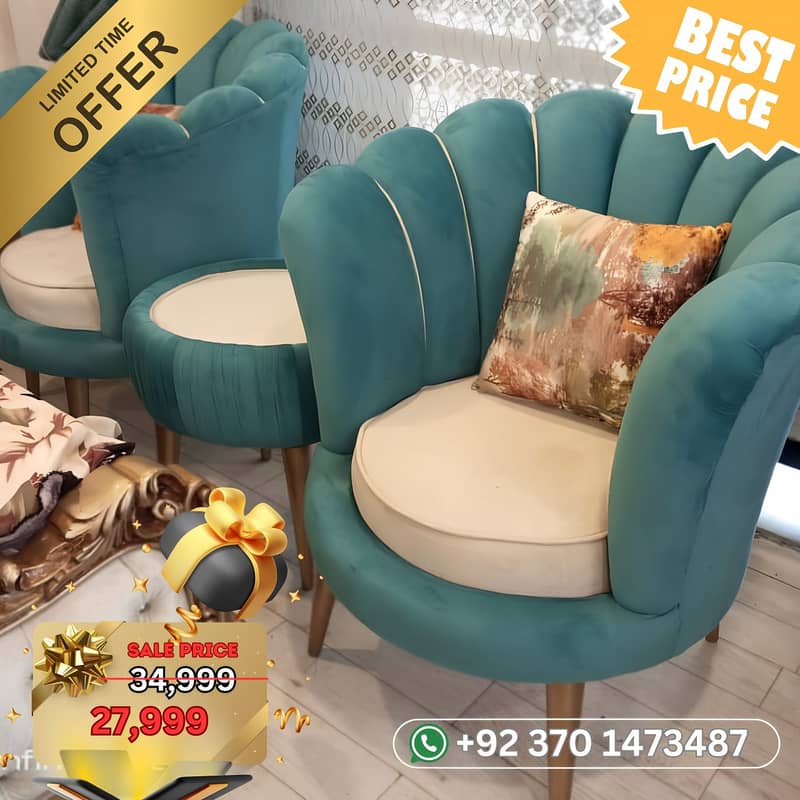 Bedroom chairs/ sofa chairs / coffee chairs / luxury chairs / chairs 5