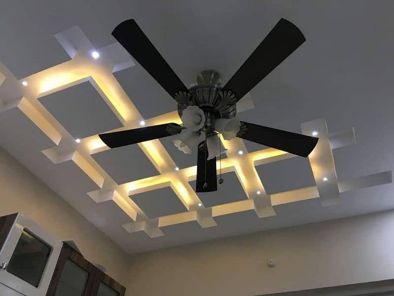 wall moulding and ceiling design & media wall available in Lahore 1