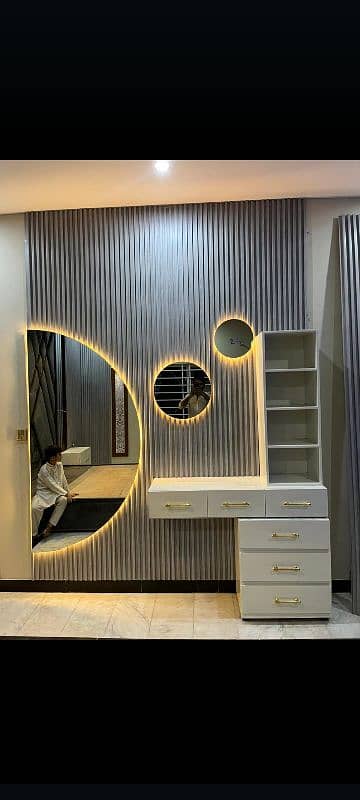 wall moulding and ceiling design & media wall available in Lahore 12