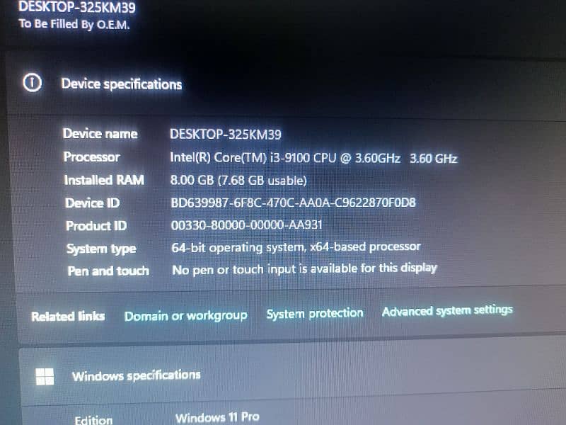 9th Gen Gaming PC (CORE i3 9th) Urgent Sale 4