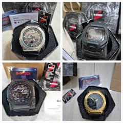 Casio G-Shock watches in all models and colours