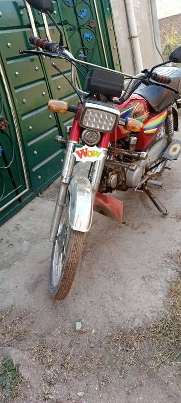 70cc motorcycle in good condition 1