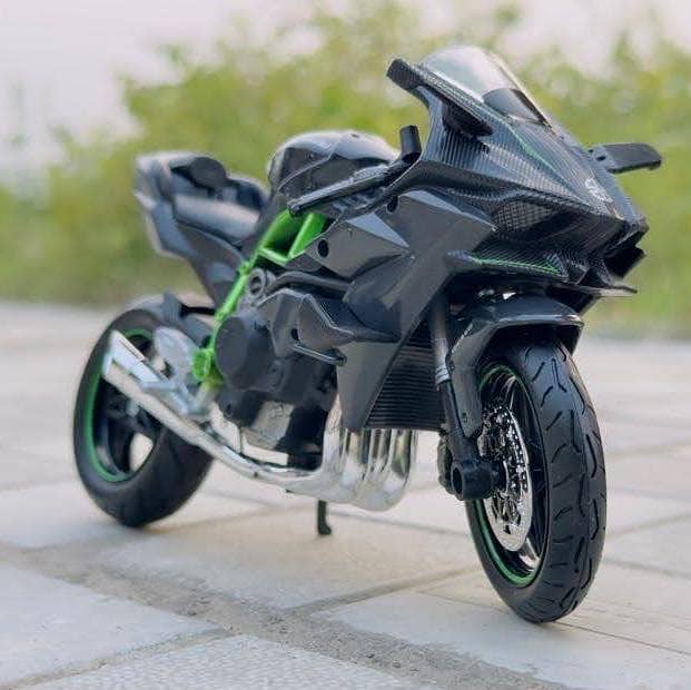 Kawasaki Ninja H2 supersport bike H2R scale motorcycle Diecast 3